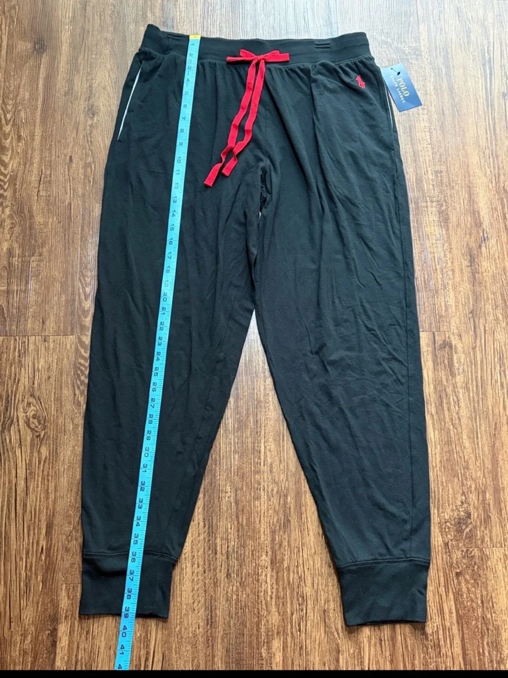 Polo Ralph Lauren Pajama Jogger Sweatpants Black Men’s Sz L NWT